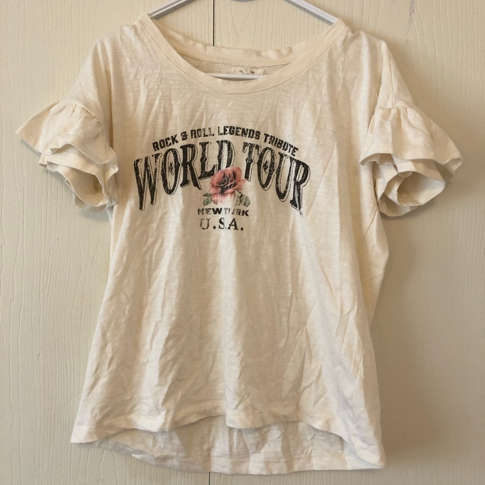 White logo t-shirt